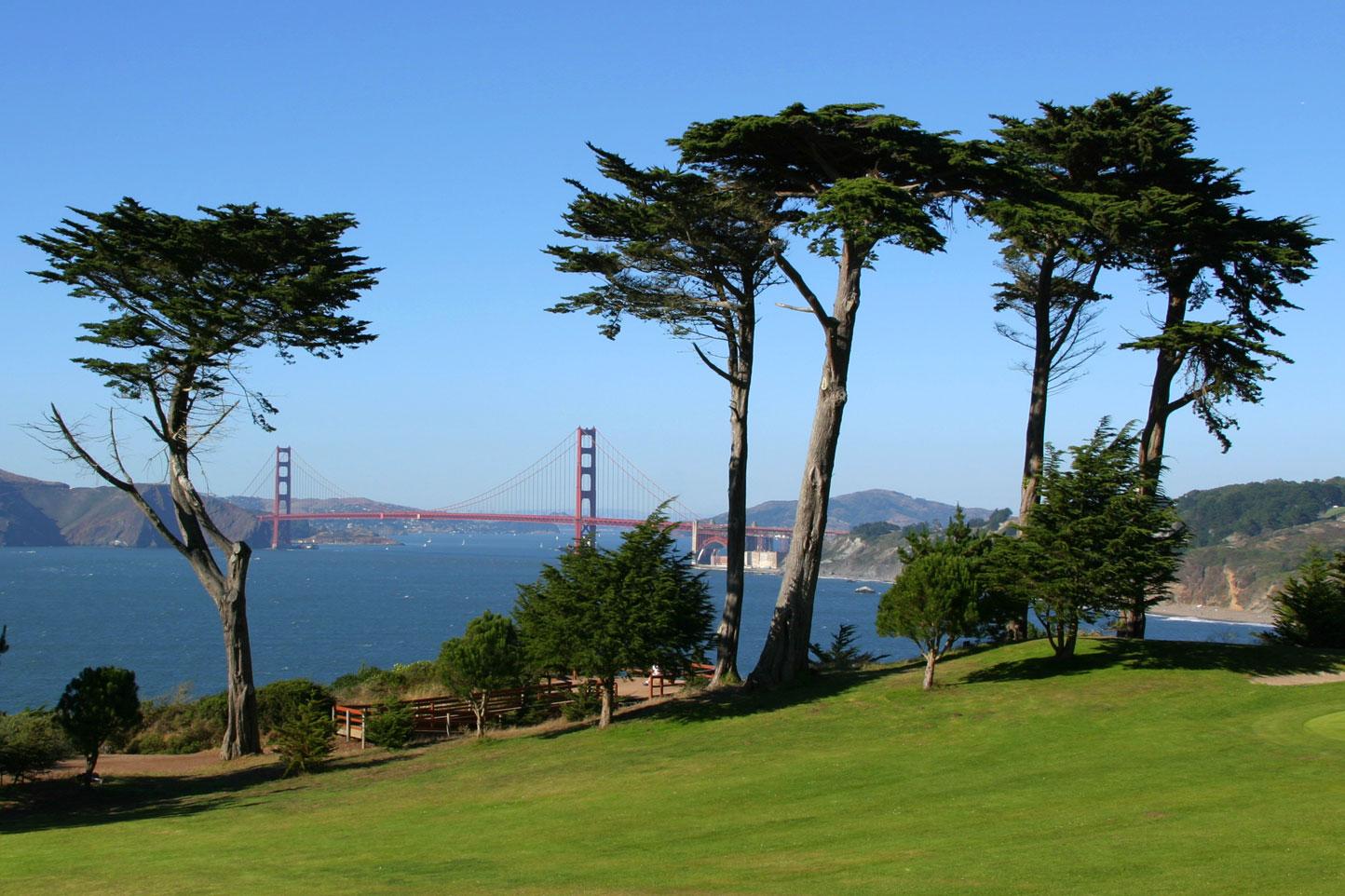 View of a golf course in San Francisco city