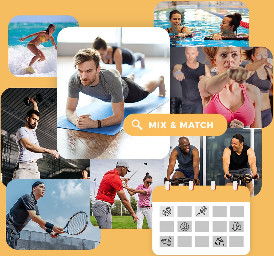 Mix and Match sports and fitness